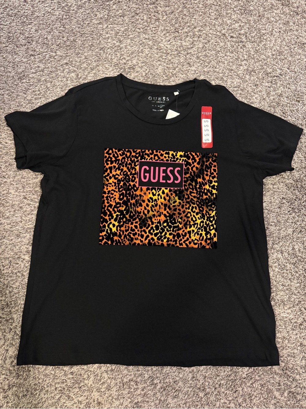 GUESS Graphic Leopard Top